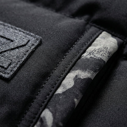 Men's Hooded Puffer Jacket - Insulated Water Resistant Warm Winter Coat