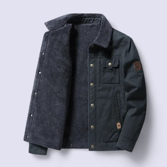 Men's Stand Collar Windbreaker - Minimalist Lightweight Casual Outerwear