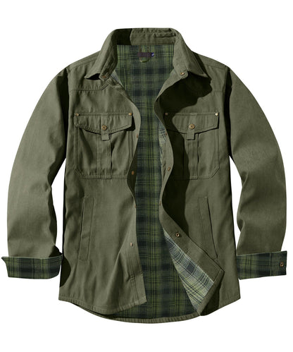 Men's Thermal Winter Jacket - Insulated Water Resistant Warm Outdoor Coat