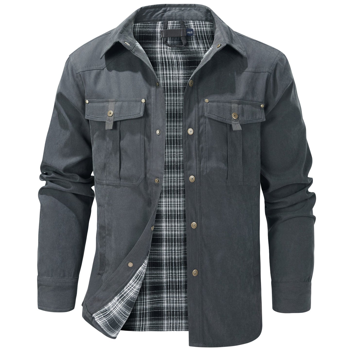 Men's Thermal Winter Jacket - Insulated Water Resistant Warm Outdoor Coat