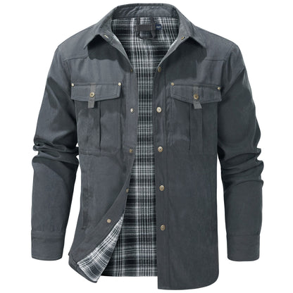 Men's Thermal Winter Jacket - Insulated Water Resistant Warm Outdoor Coat