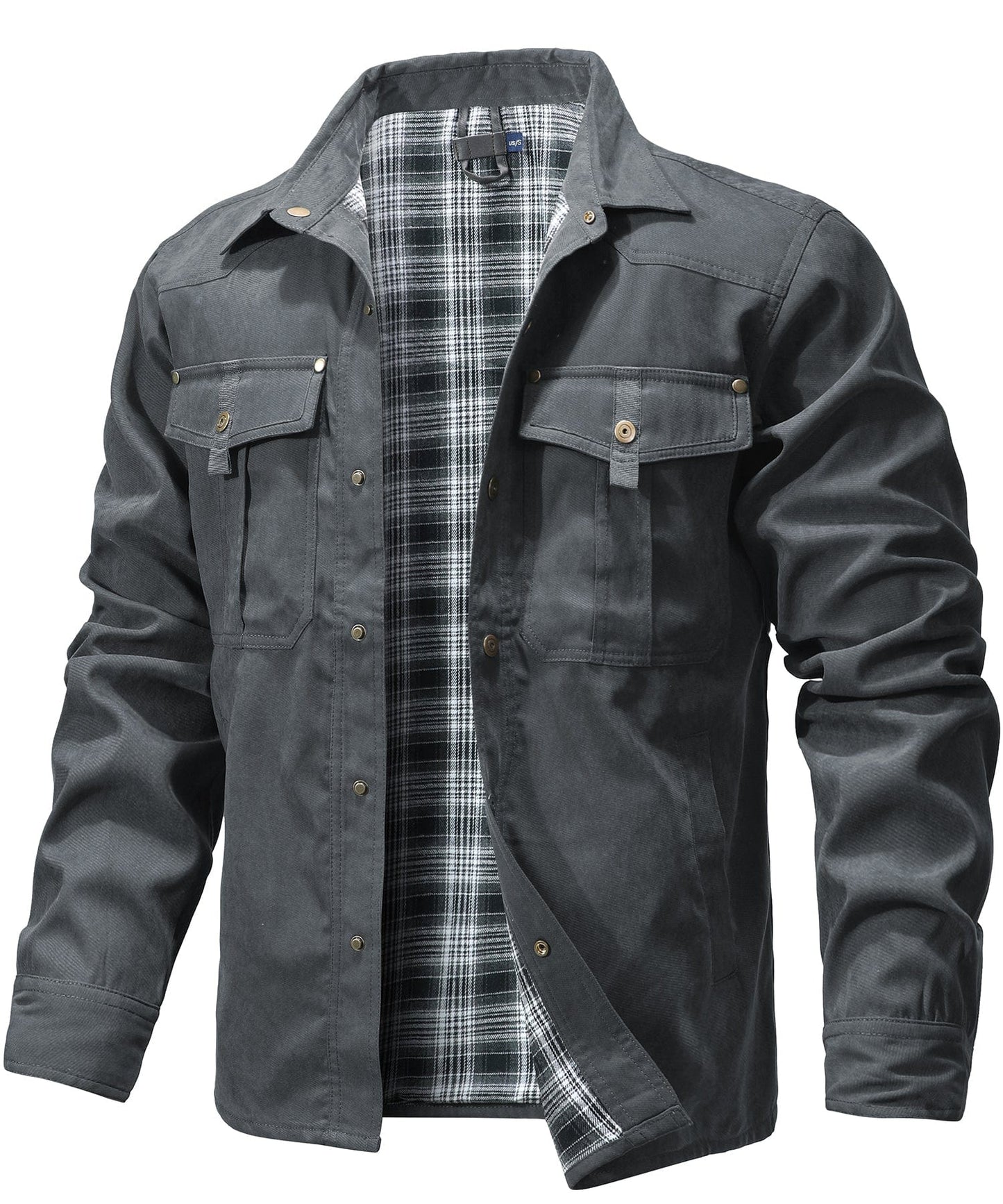 Men's Thermal Winter Jacket - Insulated Water Resistant Warm Outdoor Coat
