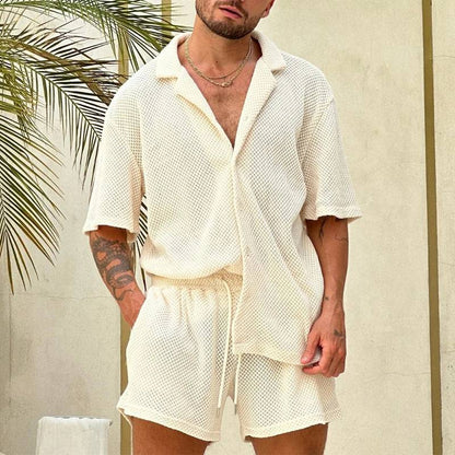 Men's Lounge Co-Ord Set - Vintage Style Lightweight Casual Matching Tracksuit