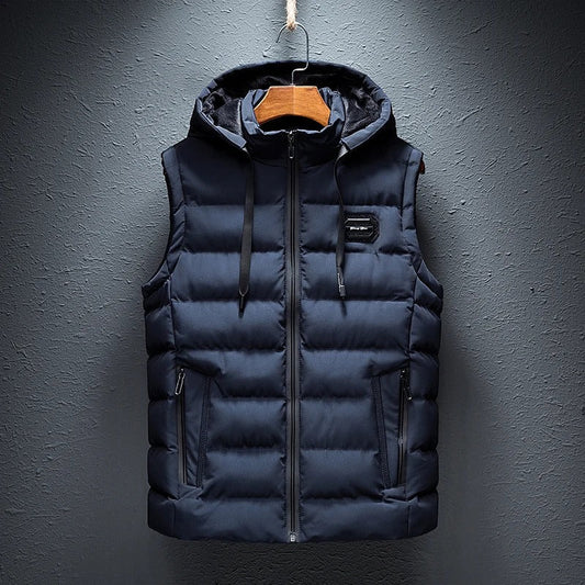 Men's Puffer Vest - Lightweight Weatherproof Warm Casual Outdoor Gilet