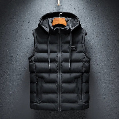 Men's Puffer Vest - Lightweight Weatherproof Warm Casual Outdoor Gilet