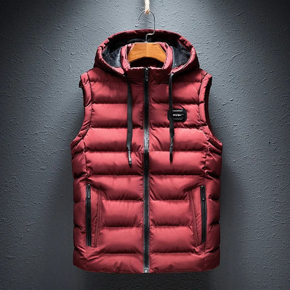Men's Puffer Vest - Lightweight Weatherproof Warm Casual Outdoor Gilet